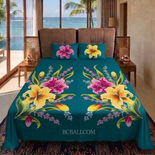 Bedsheet Hand Painted Handmade in Bali